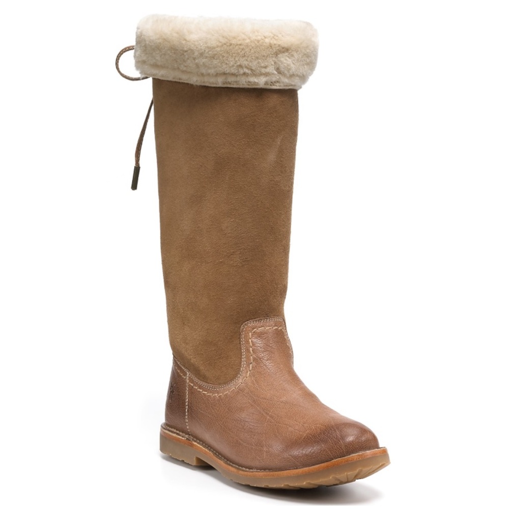CC FRYE CELIA SHERLING BACK‎ LACE FAWN